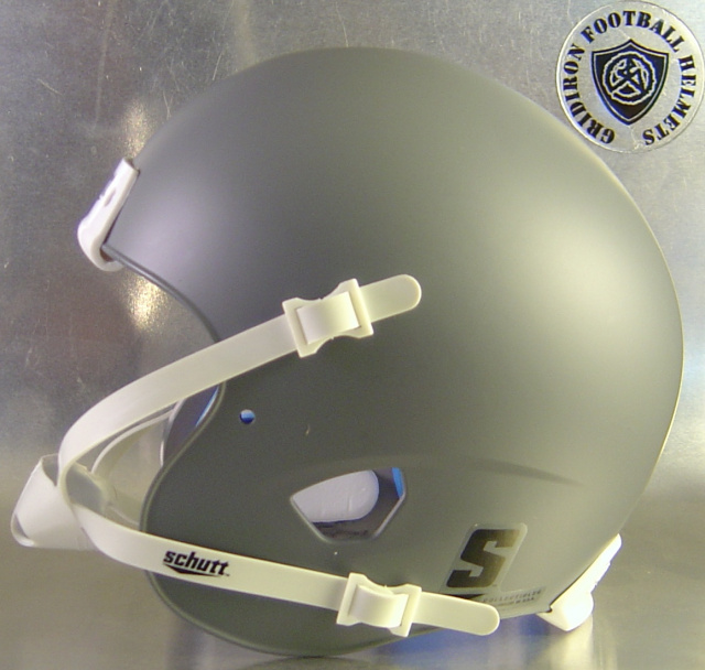 Matte Dark Gray Schutt XP Mini Football Helmet Shell